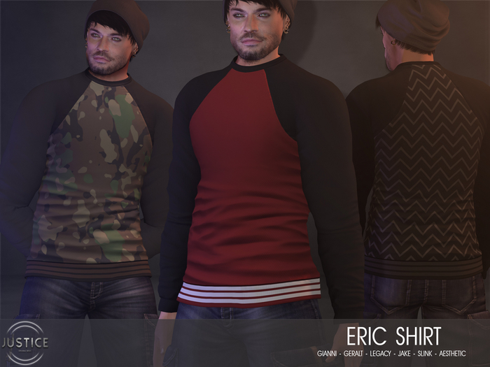 [JUSTICE] ERIC SHIRT - FATPACK