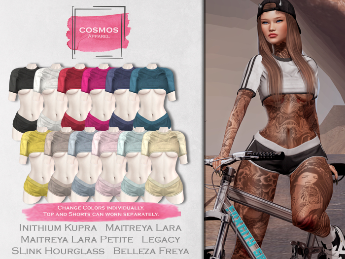 [COSMOS] Zoey Sports Set Velvet / 12 Colors Fatpack Demo