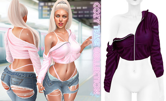 Lush - Off Shoulder Sweater Merlot