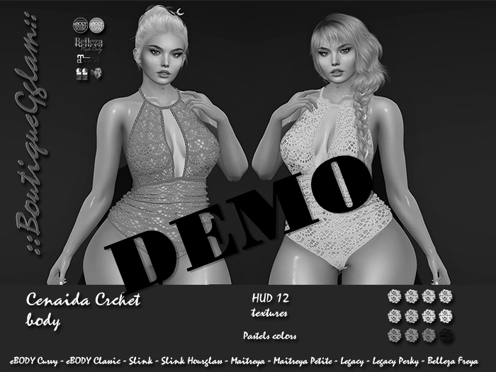 ::BG:: Cenaida crochet bodysuit - DEMO