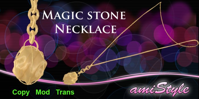 ASD Full Perm Magic stone Necklace