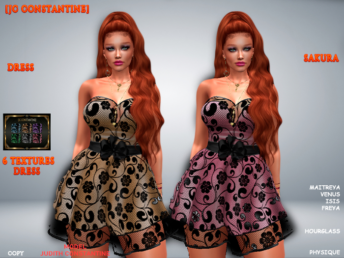 [JC CONSTANTINE] Sakura Dress