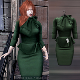 Valentina E. Kathryn Dress Emerald