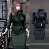 Valentina E. Kathryn Dress Navy