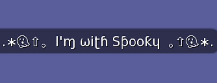:: MG ::  I'm With Spooky! - Male Halloween Gesture (with Sound)