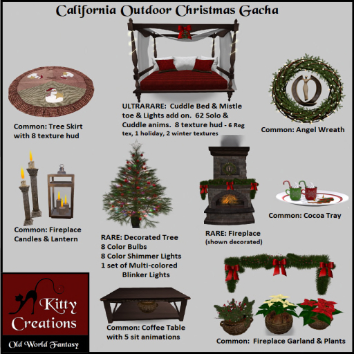 CA Christmas Tree with Hud - Kitty Creations RARE