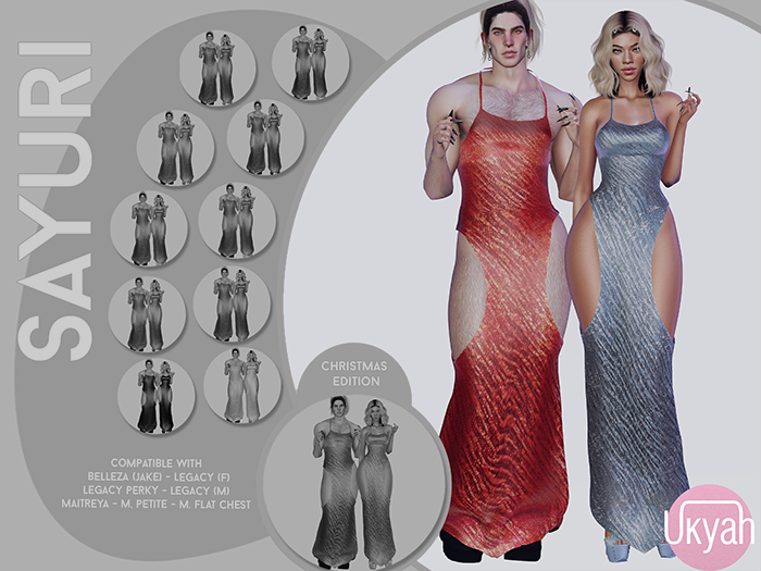~UKYAH~ Sayuri Long Dress - DEMO