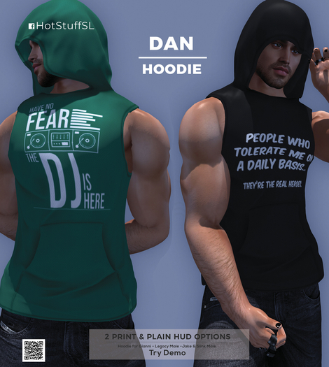 .HS. Dan - Hoodie Tank - Purple V2