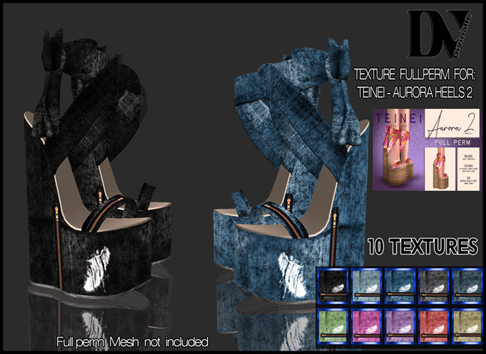 DV- TEINEI - AURORA HEELS 2-TEXTURES