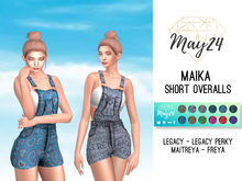 May24 - Maika Short Overalls (Add To Unpack)