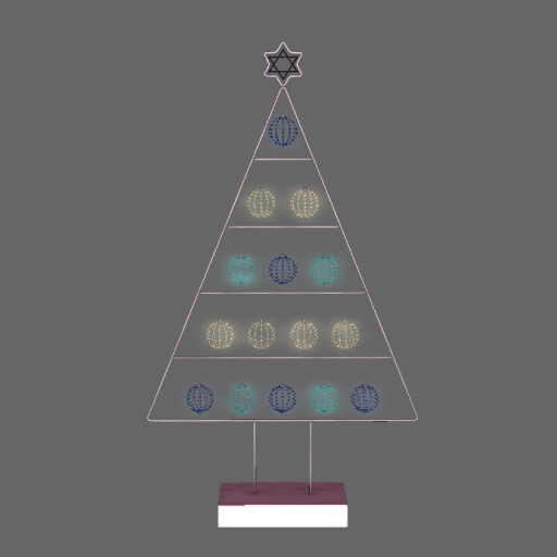 Wire Mesh Hanukkah Bush