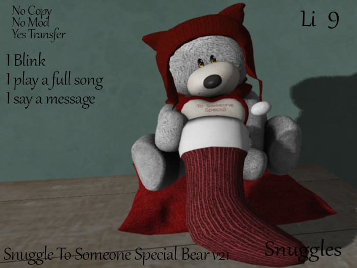 Snuggle To Someone Special Bear v21