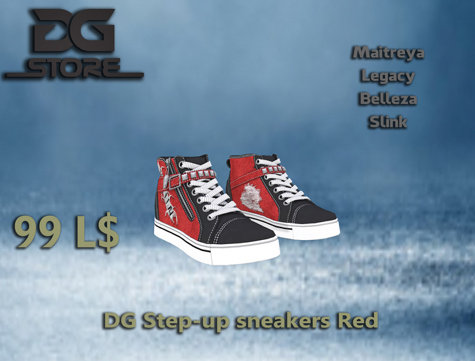 DG -Step Up Sneakers Red - Box