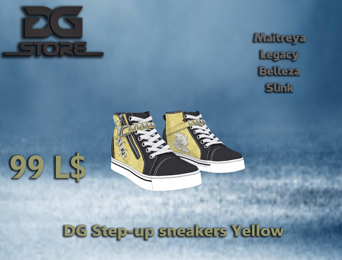 DG -Step Up Sneakers Yellow - Box
