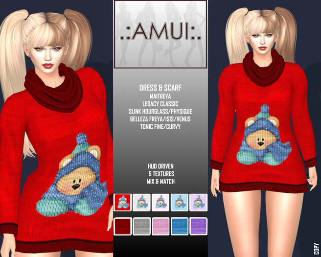 .:AMUI:. "Sweet Bear" Dress Christmas