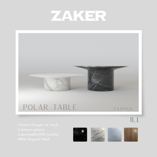 ZAKER : Polar Table FATPACK 