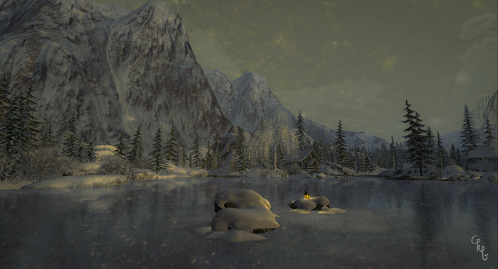 Mountain Lake by CK
