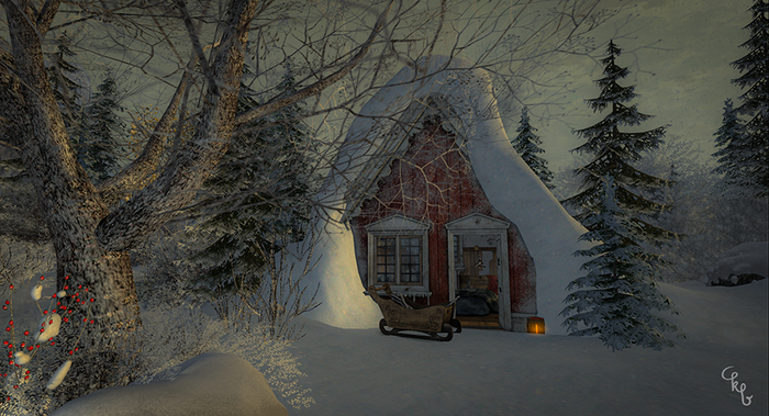 Christmas Cottage  by CK