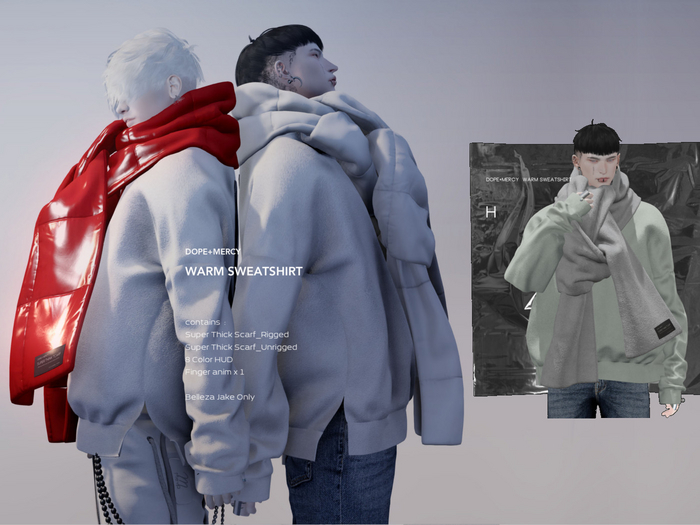 [Dope+Mercy] Warm Sweatshirt_H