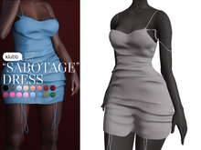 Klubb - "Sabotage" Dress White