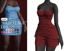 Klubb - "Sabotage" Dress Vermillion