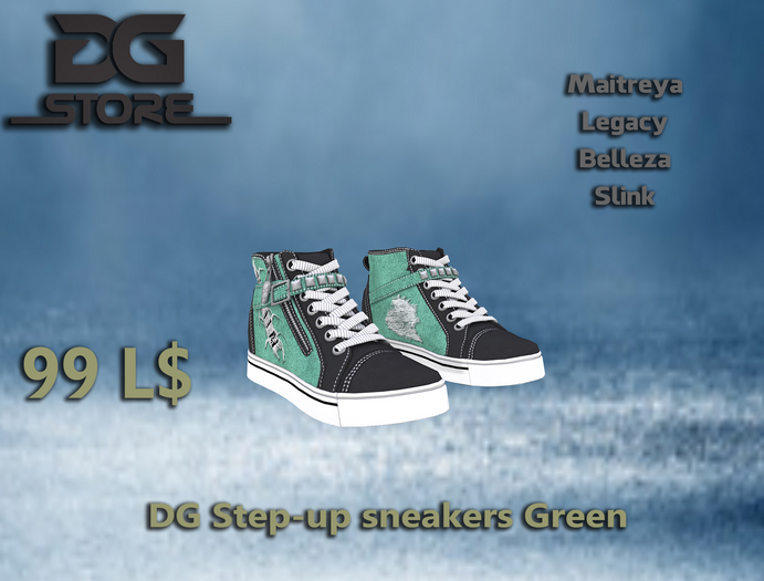 DG -Step Up Sneakers Green - Box