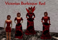Victorian Burlesque Red Velvet