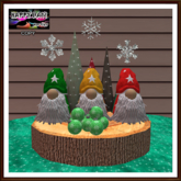 Christmas - Gnomes on the Trunk - Centerpiece