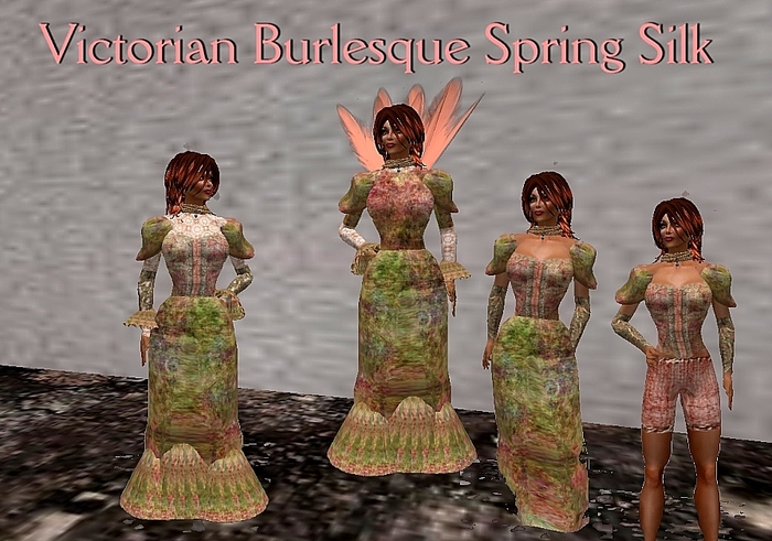 Victorian Burlesque Spring Silk