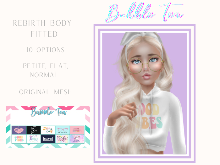 {B.Tea} Ali Cropped Hoodie Unpacker