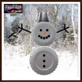 Christmas - Time to Recycle - Standing Snowman