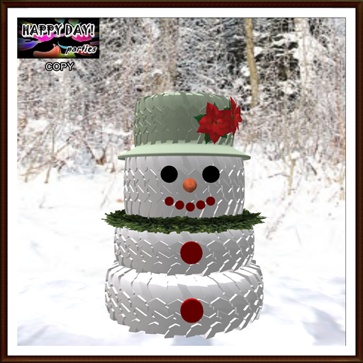 Christmas - Time to Recycle - Snow Woman