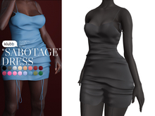 Klubb - "Sabotage" Dress Smoke