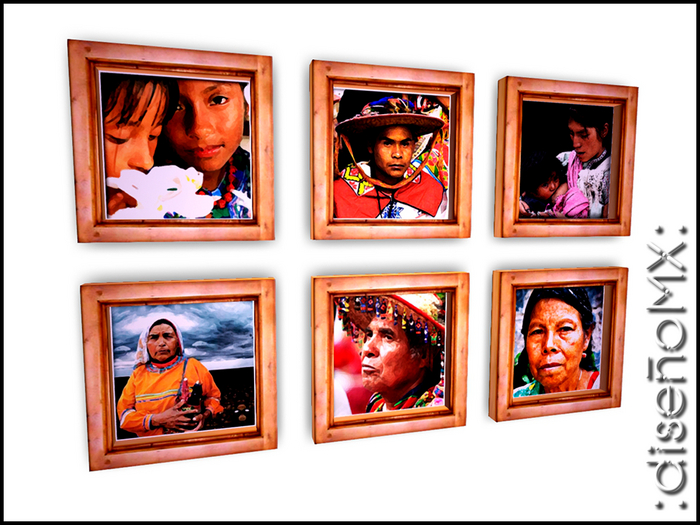 Cuadros Coleccion 01 Rostros :dMX: (Frames)