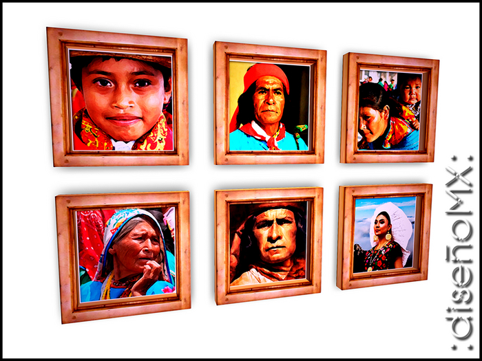 Cuadros Coleccion 02 Rostros :dMX: (Frames)