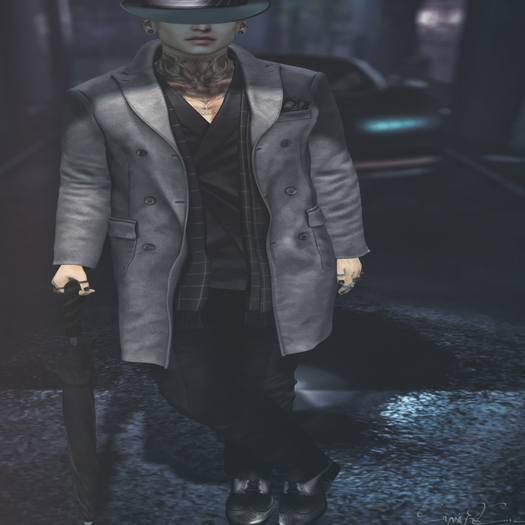 *!R.O!* Classic Man 1 BENTO Pose w/ Mesh Umbrella