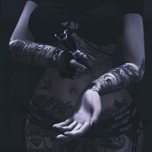 *!R.O!* Tattoo Veins BENTO Pose w/ Mesh Tattoo Machine