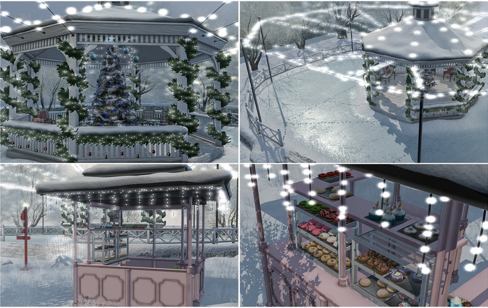 1. Sese - Magic Ice Rink - Ice Rink Gazebo RARE