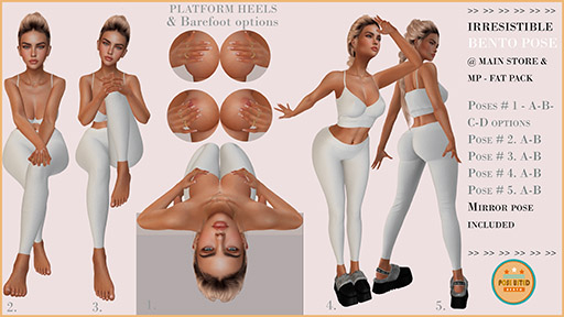 POSE USTED - IRRESISTIBLE - BENTO POSE - FAT PACK - (ADD)