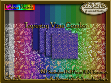 Tapestry Vine Combo Seamless Texture Set
