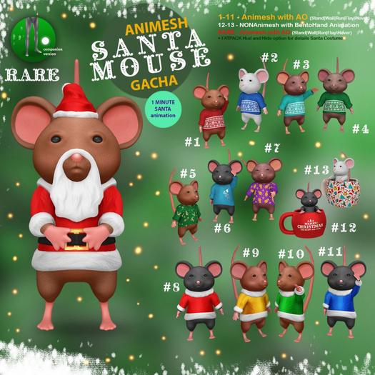 14. ANDORE -gacha- SantaMouse RARE