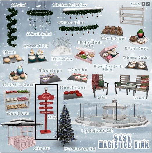 21. Sese - Magic Ice Rink - Sign