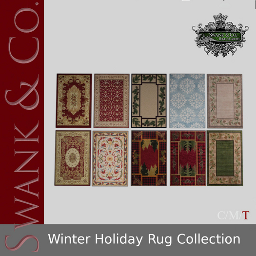 Swank & Co. Winter Holiday Rug Collection  