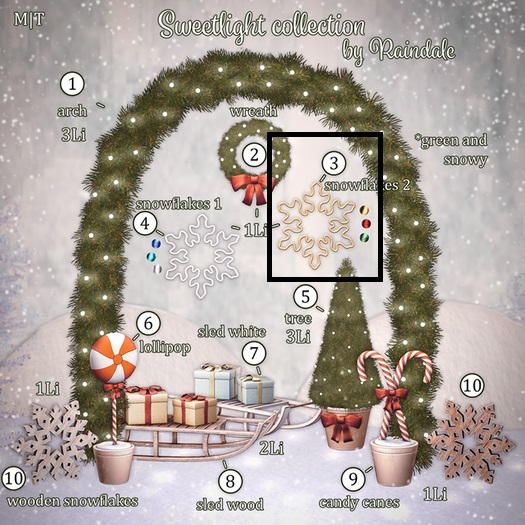 3. Raindale - Sweetlight snowflakes 2