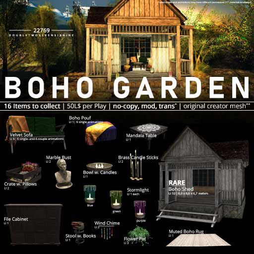 22769 - Boho Shed - RARE