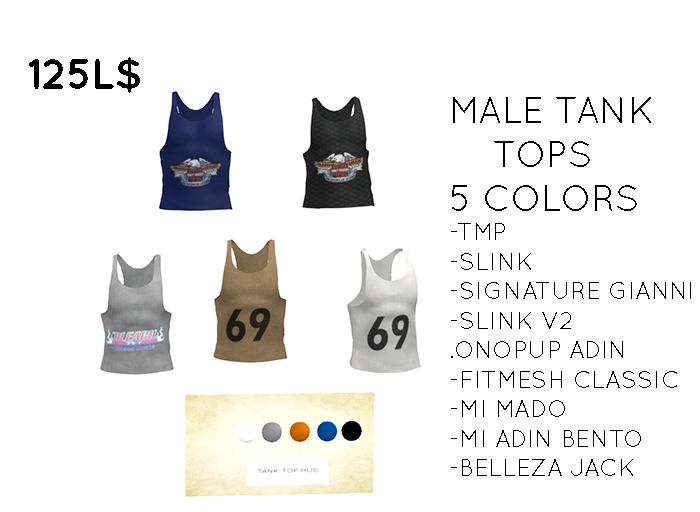 MALE TANK TOPS