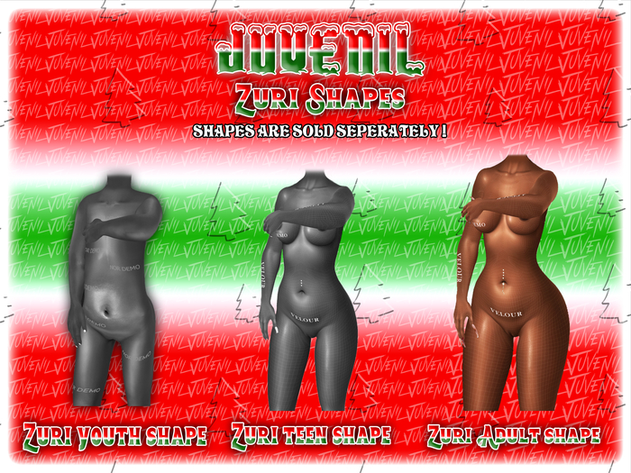 Juvenil - Zuri Adult Shape 