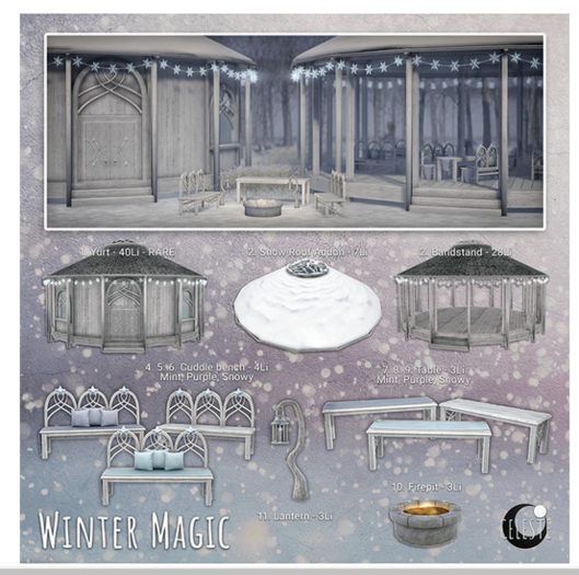 1. CELESTE-Magic Winter - Yurt - RARE