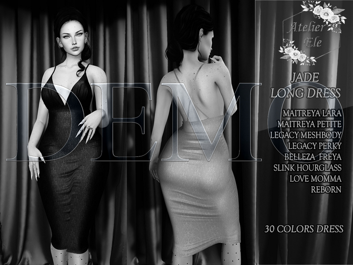 *DEMO*{AE} JADE LONG DRESS