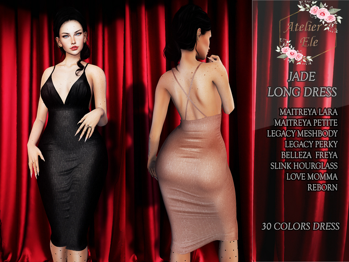 {AE}  JADE LONG DRESS